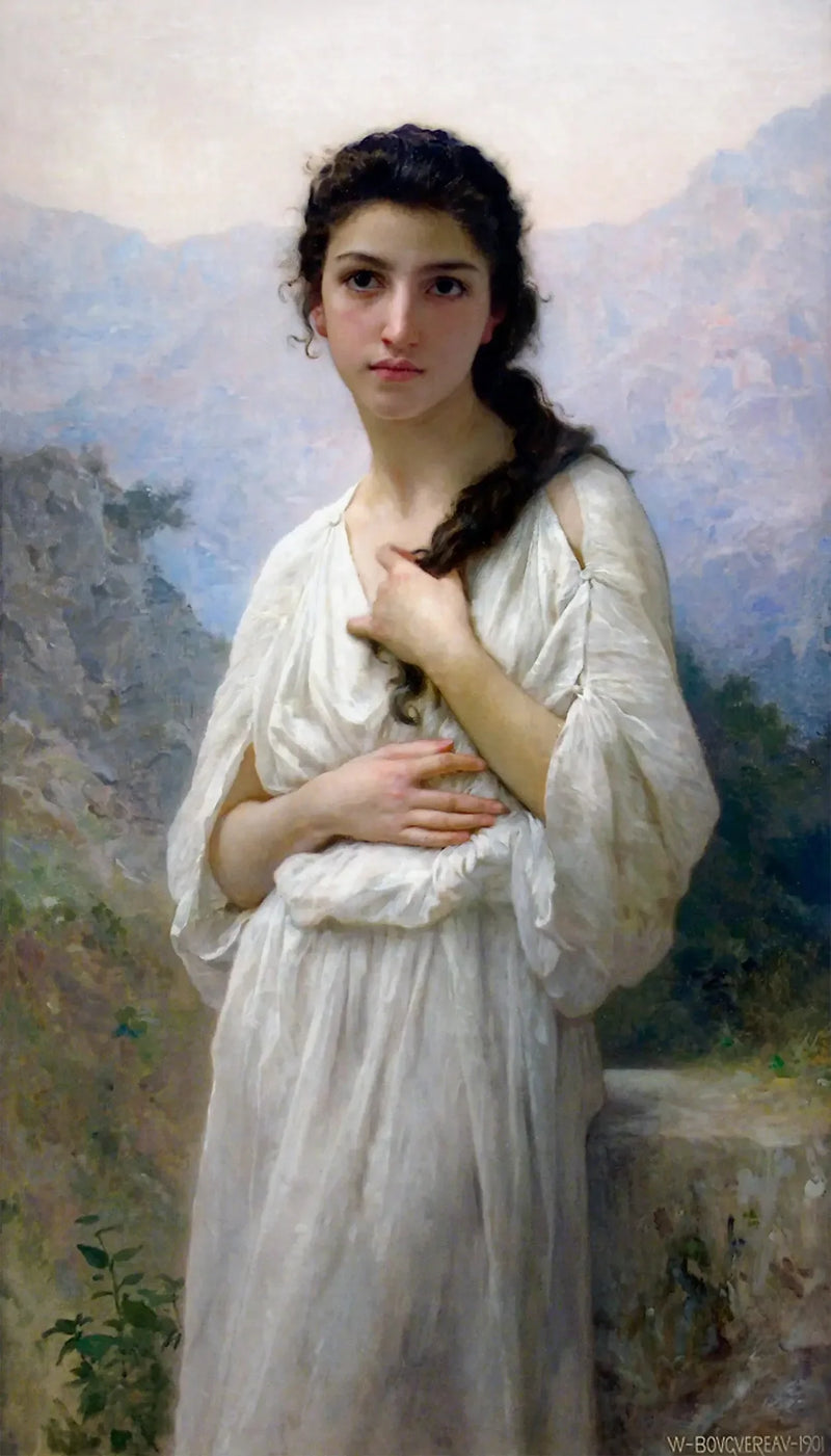 Meditação - Bouguereau