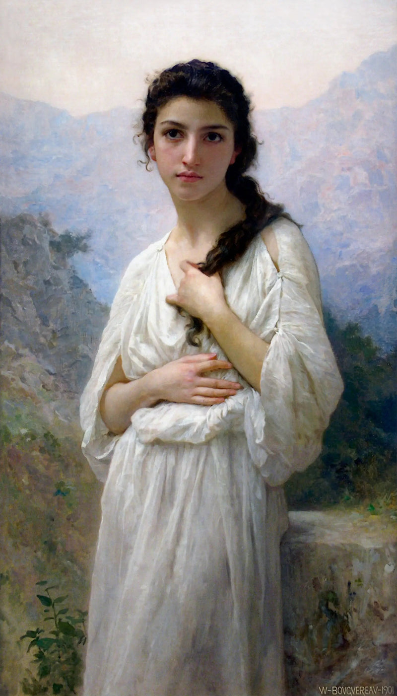 Meditação - Bouguereau