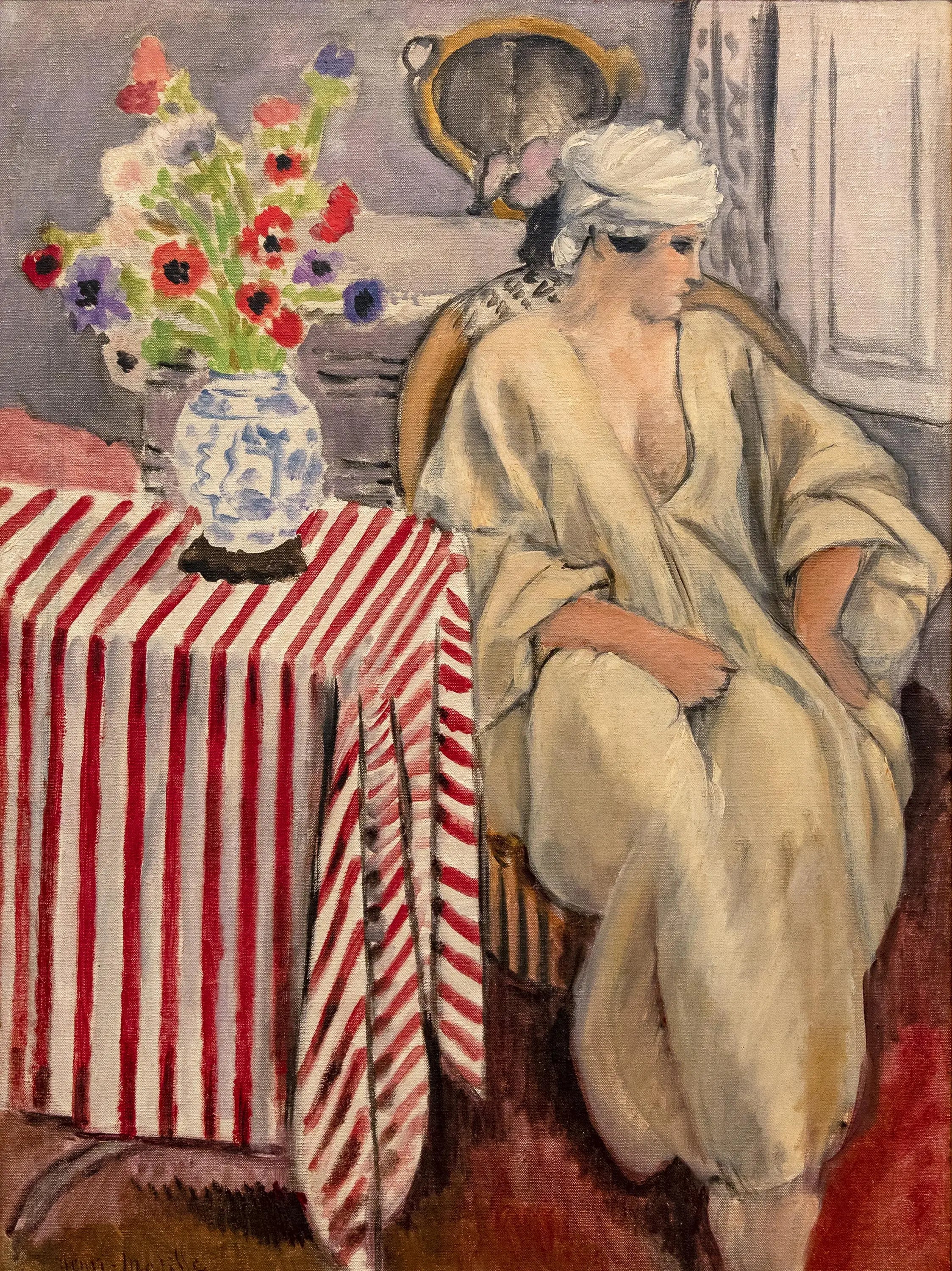 Reproduction du tableau « Méditation - Henri Matisse » par Alpha Reproduction en peinture à l’huile