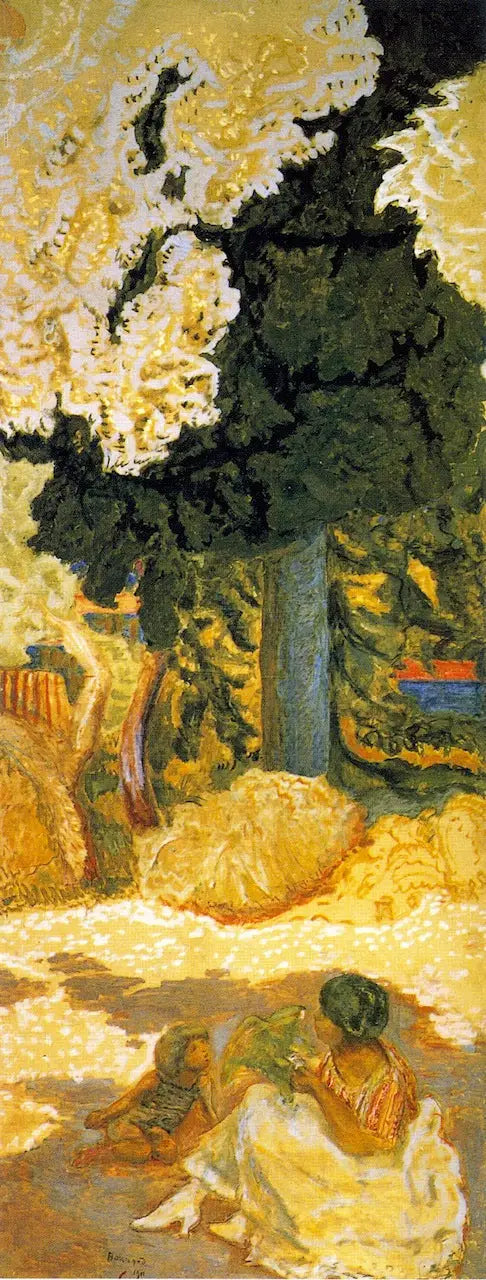 Mediterrâneo. Tríptico (painel da direita) - Pierre Bonnard