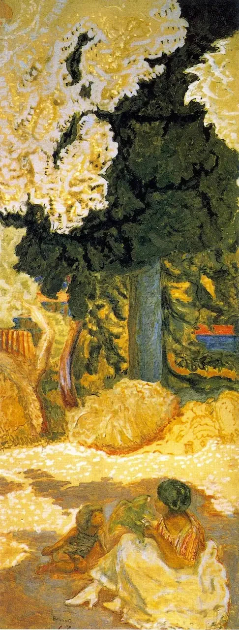 Mediterrâneo. Tríptico (painel da direita) - Pierre Bonnard