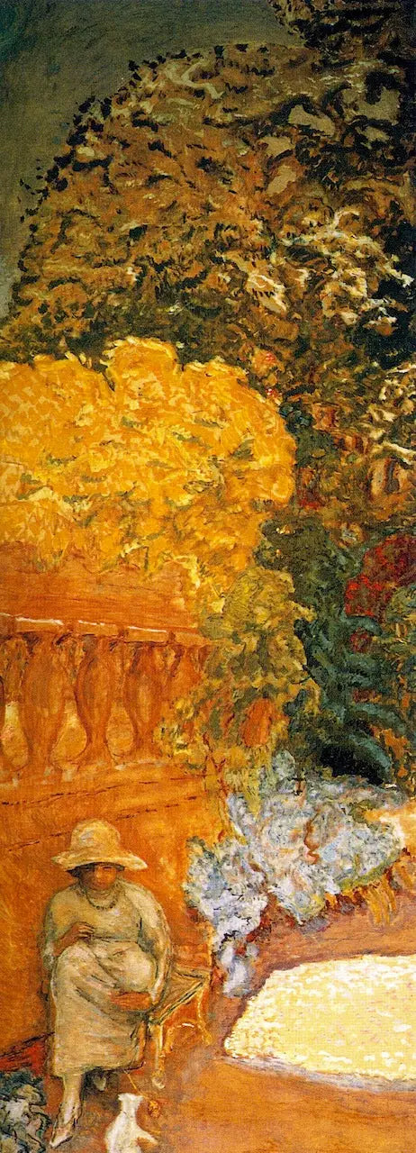 Mediterrâneo. Tríptico (painel da esquerda) - Pierre Bonnard