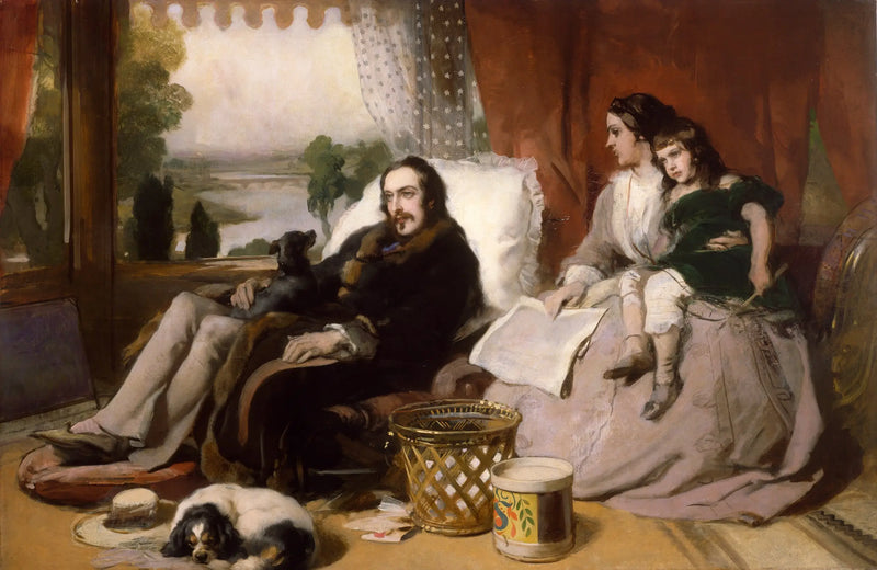 Membros da família Sheridan - Edwin Henry Landseer