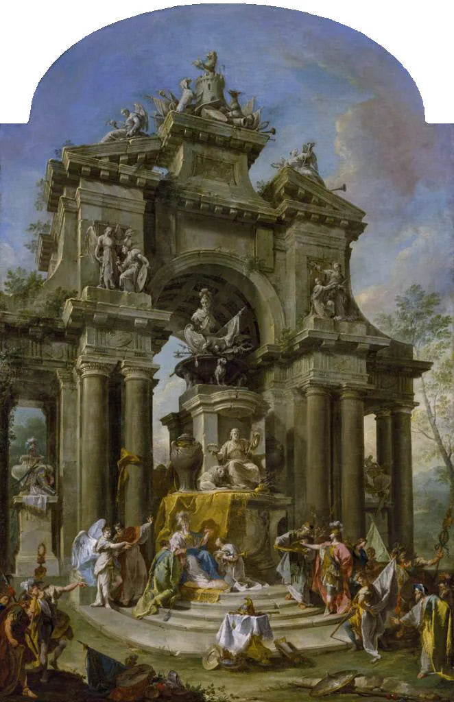 Memorial a James, primeiro conde de Stanhope - Giovanni Battista Pittoni