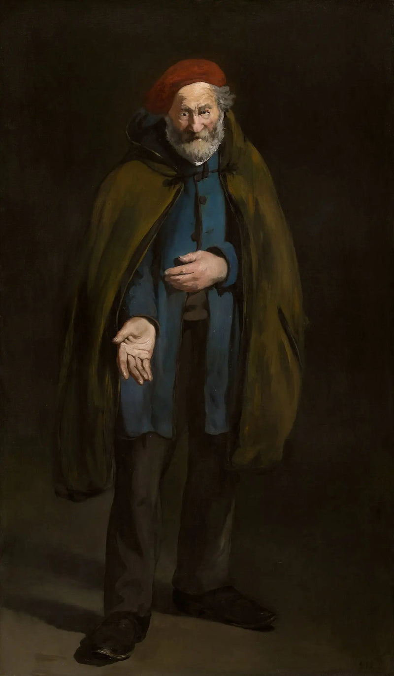 Mendigo com um casaco de duffle (Filósofo) - Édouard Manet
