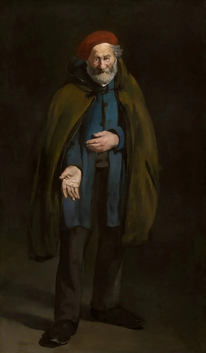 Mendigo com um casaco de duffle (Filósofo) - Édouard Manet
