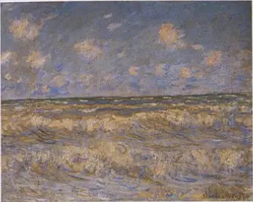Mar agitado - Claude Monet
