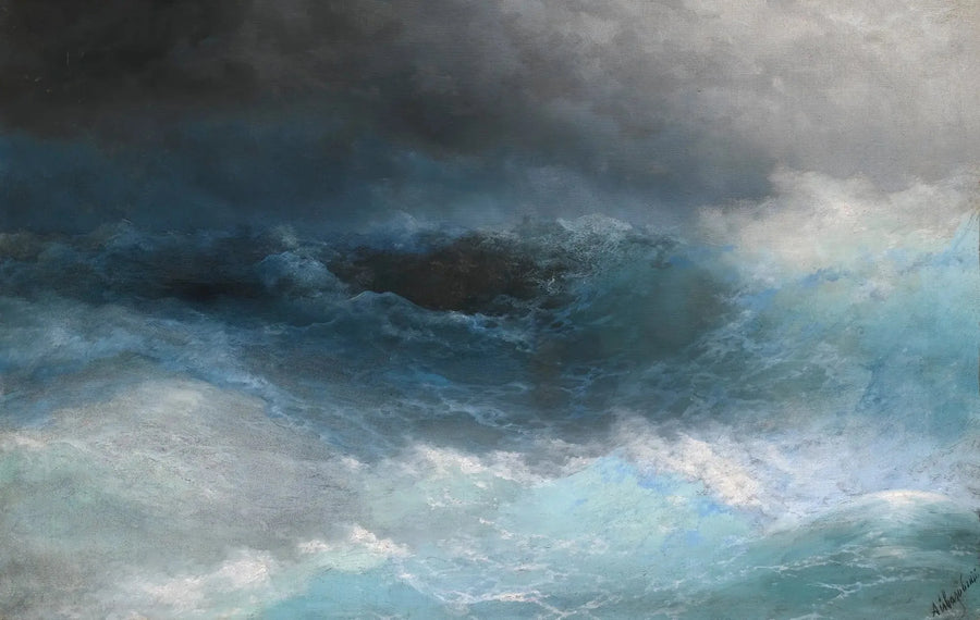 Mar agitada - Ivan Aïvazovski