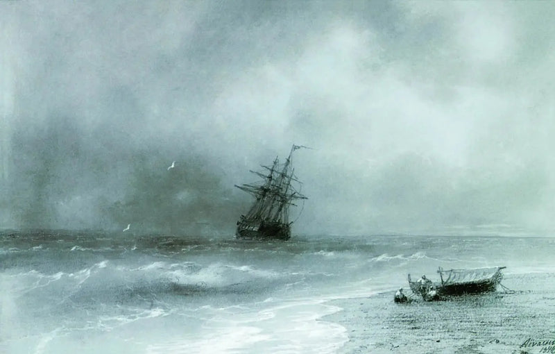 Mar agitada - Ivan Aïvazovski