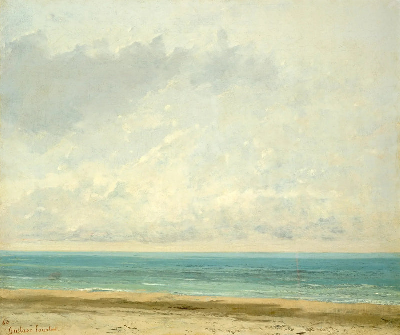 Mar Calmo - Gustave Courbet