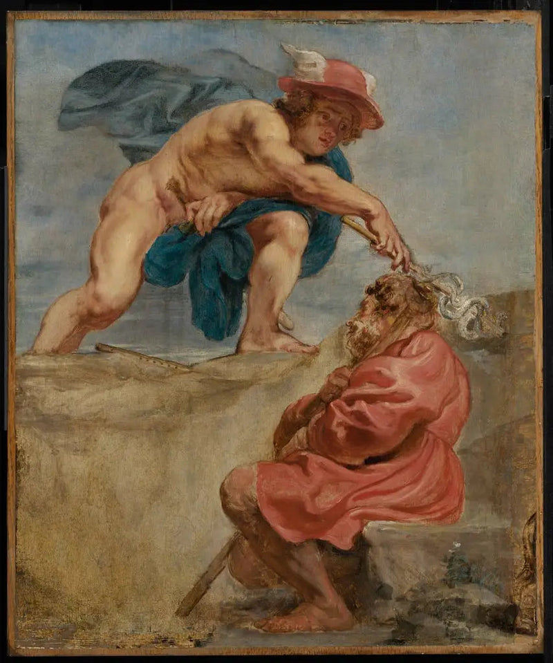 Mercúrio e um pastor adormecido - Peter Paul Rubens