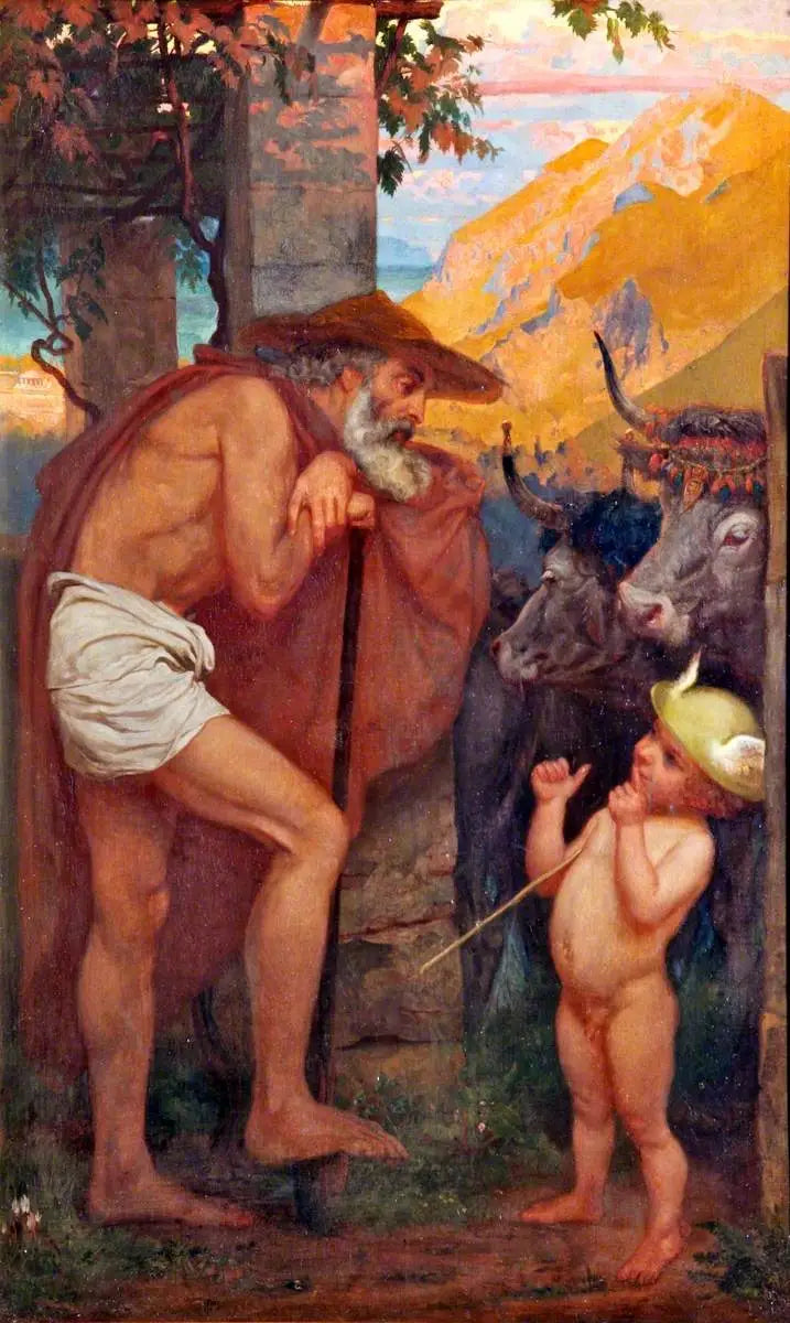 Mercúrio Voador: O Rebanho dos Deuses - Edward Poynter