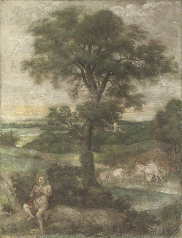 Mercure voador levando os rebanhos de Admète - Domenichino