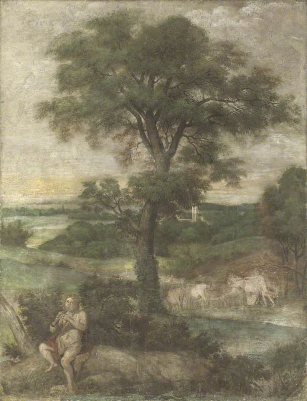 Mercure voador levando os rebanhos de Admète - Domenichino