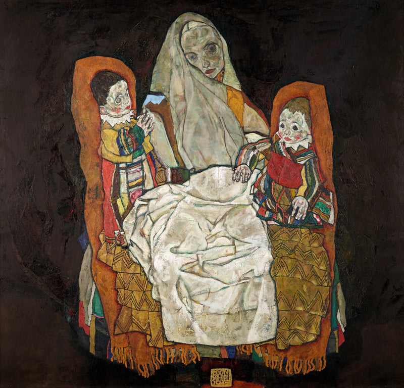 Mãe com duas crianças III - Egon Schiele