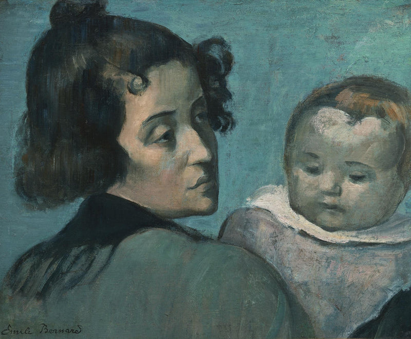 Mãe e filho - Émile Bernard
