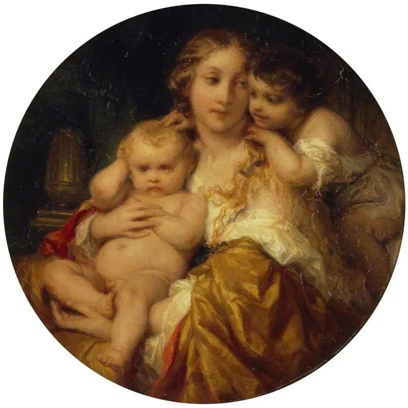 Mãe e filhos - Paul Delaroche