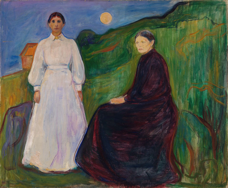 Mãe e Filha - Edvard Munch