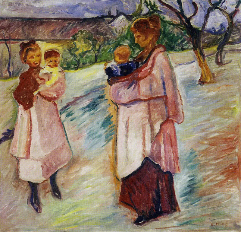 Mães com Crianças, Turíngia - Edvard Munch