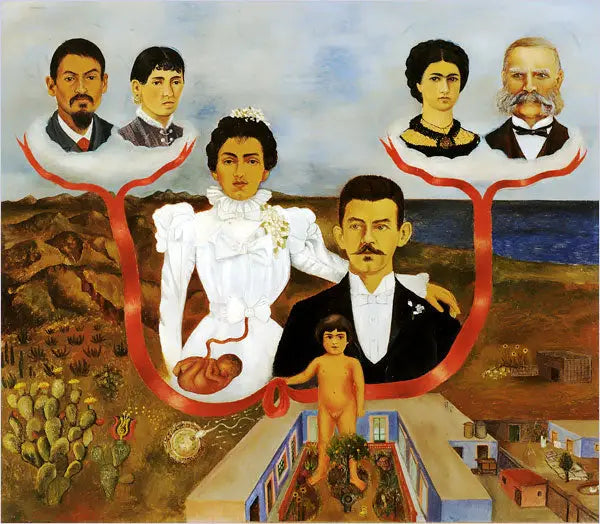 Meus avós, meus pais e eu - Frida Kahlo