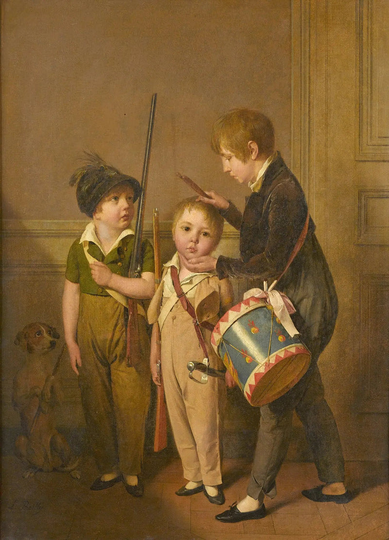 Meus pequenos soldados - Louis-Leópold Boilly