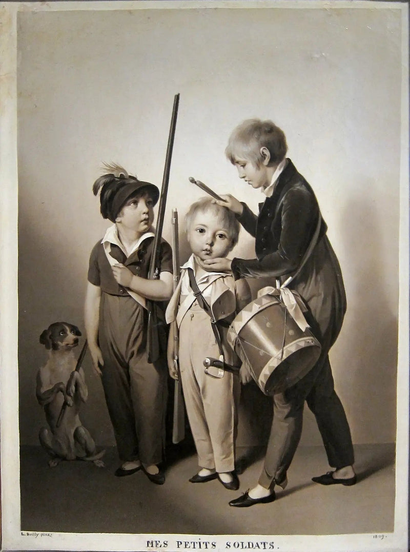 Meus pequenos soldados - Louis-Leópold Boilly