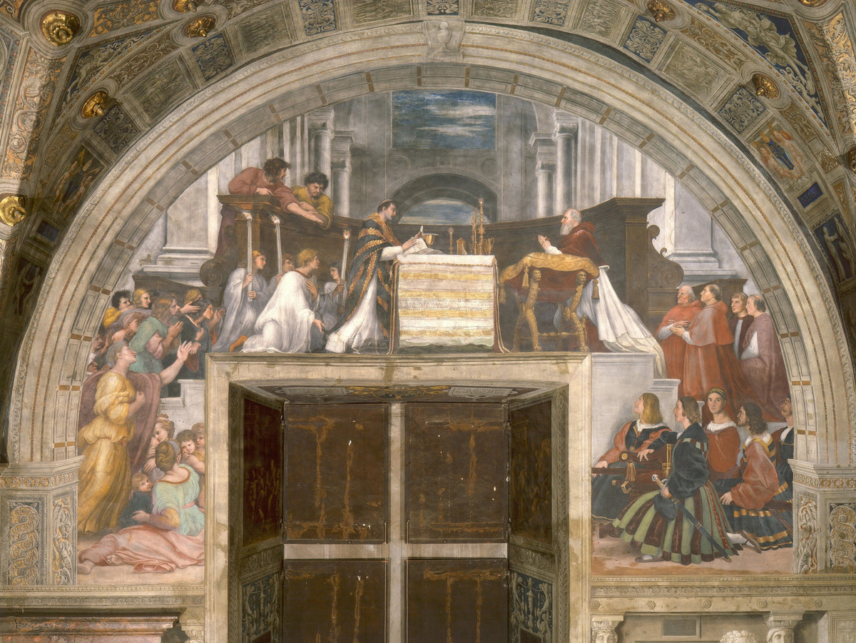 Missa de Bolsena, 1512 - Raphaël, Vaticano