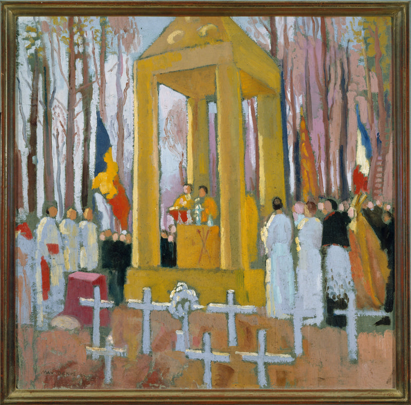Missa em frente à tumba de Ernest Psichari - Maurice Denis