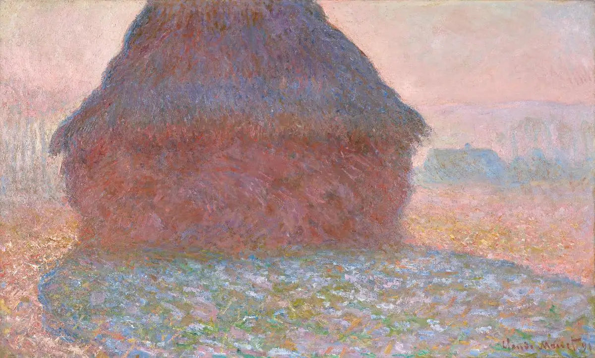 Reproduction du tableau « Meule au soleil - Claude Monet » par Alpha Reproduction en peinture à l’huile
