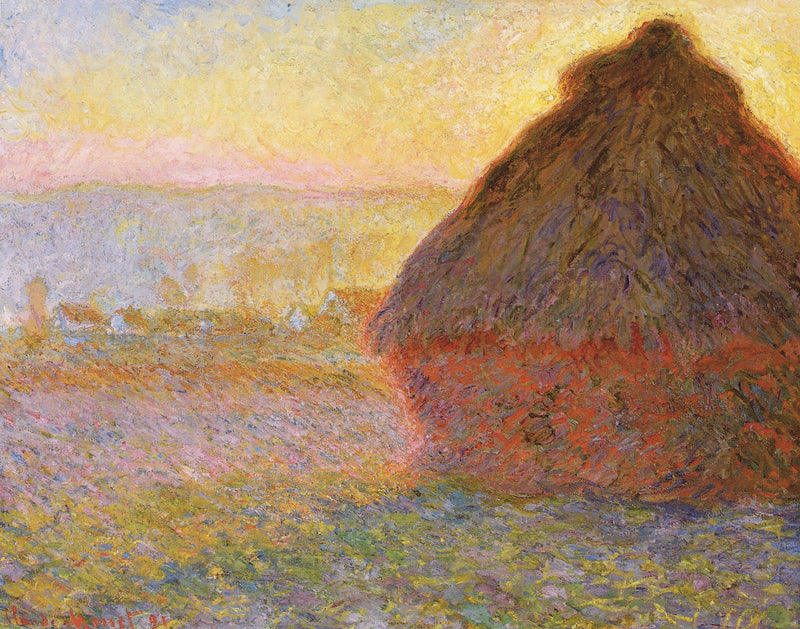 Grindstone, sol poente W1289 - Claude Monet