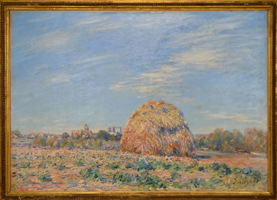 Moinho às margens do Loing - Alfred Sisley