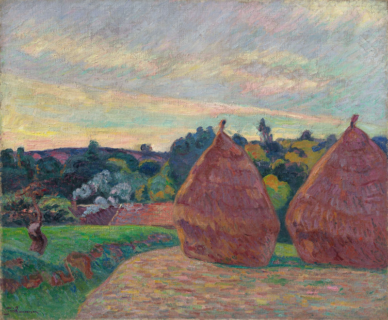 Moinhos de grãos em Île-de-France - Armand Guillaumin