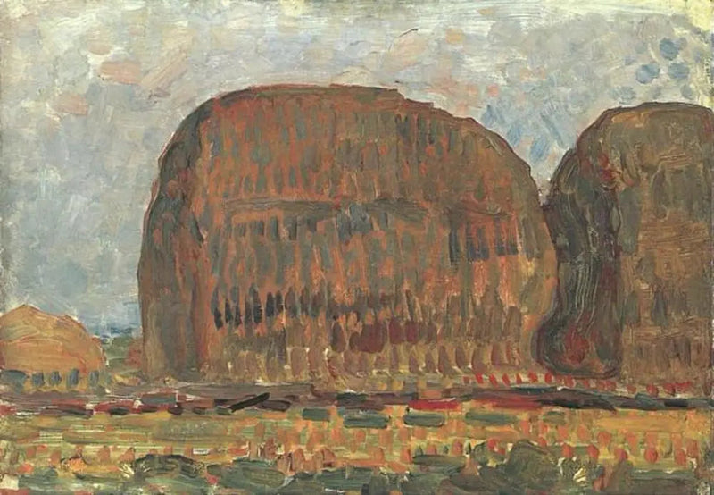 Montanhas de Feno II - Piet Mondrian