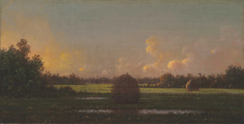 Pilhas de feno - Martin Johnson Heade