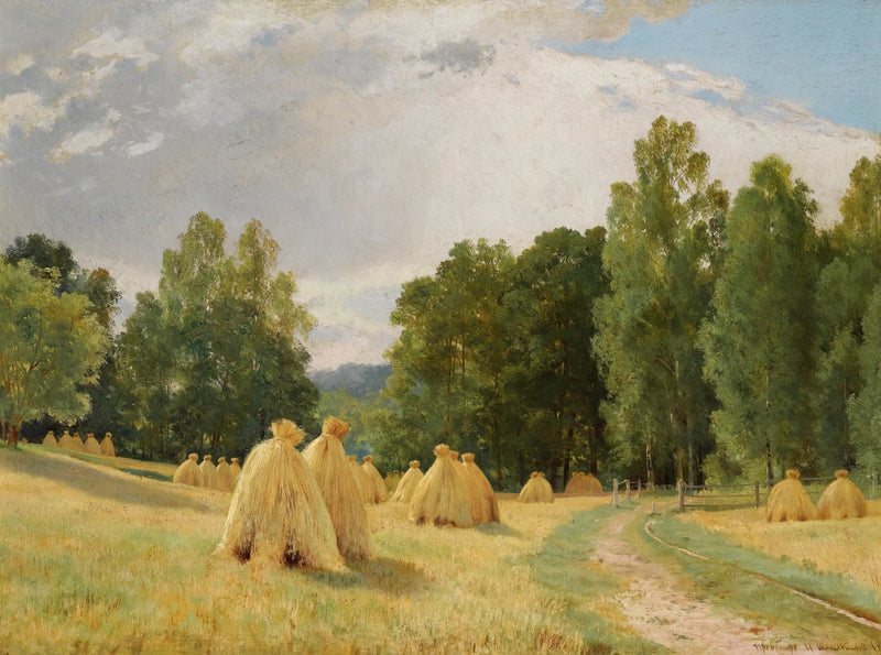  Pilhas de feno. Preobrazhenskoe - Ivan Chichkine