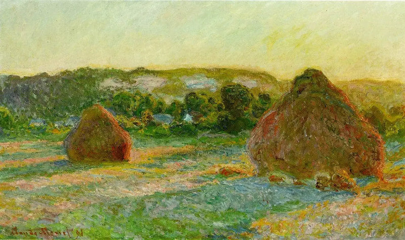 Meules, fim do verão - Claude Monet