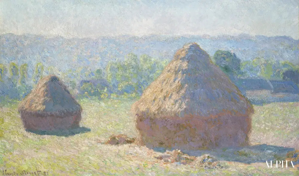 Meules, fin de l'été de Claude Monet - Reproductions de tableaux et peintures haut de gamme