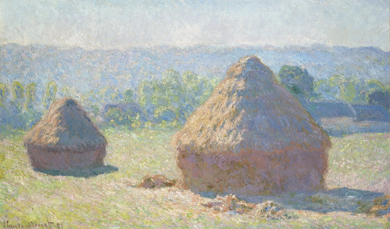 Rebolos, final do verão W1266 - Claude Monet