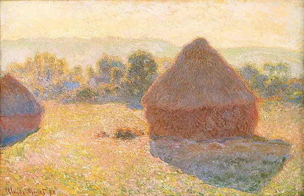 Meules, meio do dia - Claude Monet