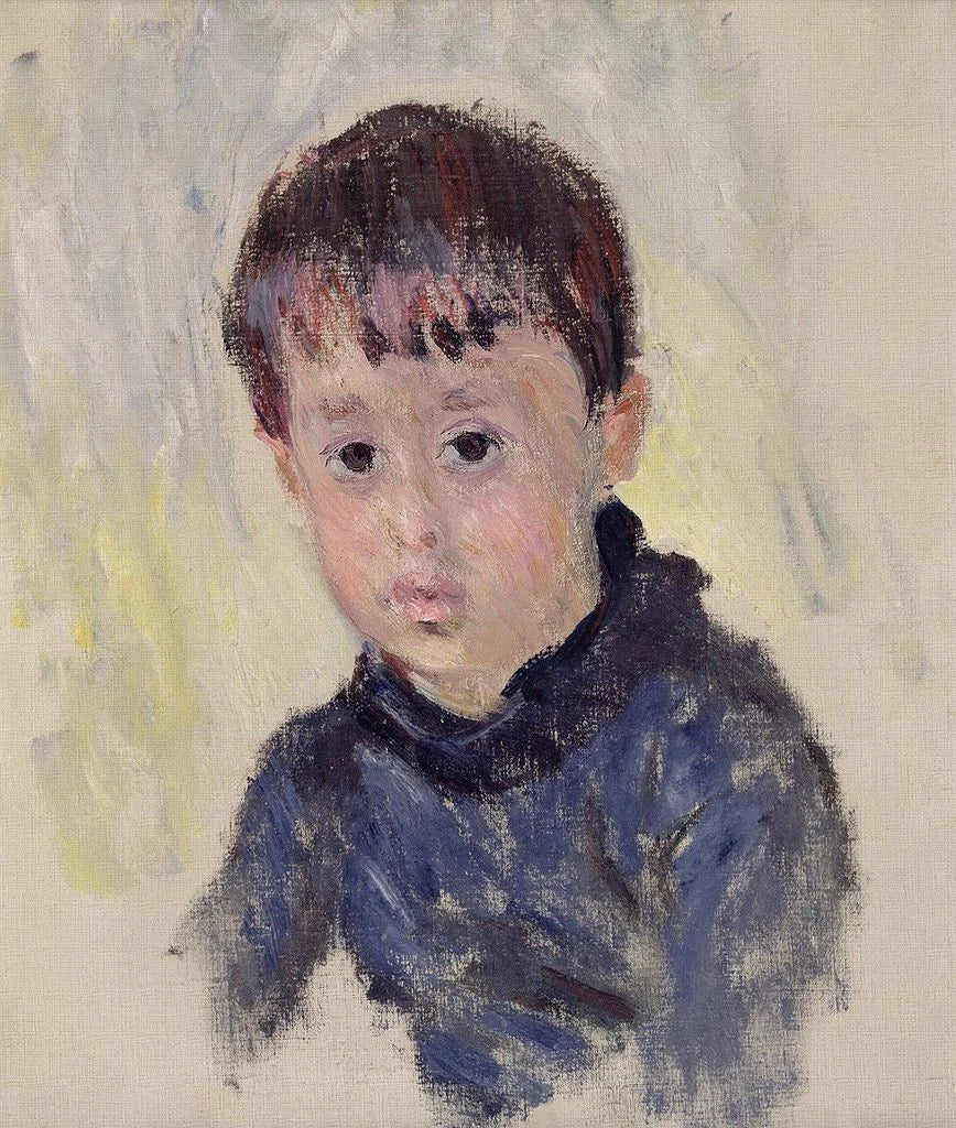 Michel Monet com suéter azul - Claude Monet