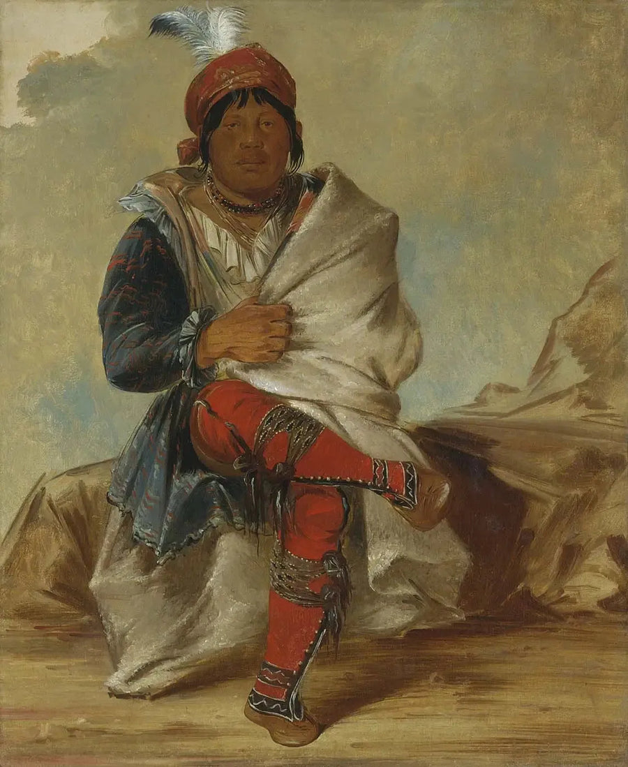 Mick-e-no-páh, chefe da tribo - George Catlin