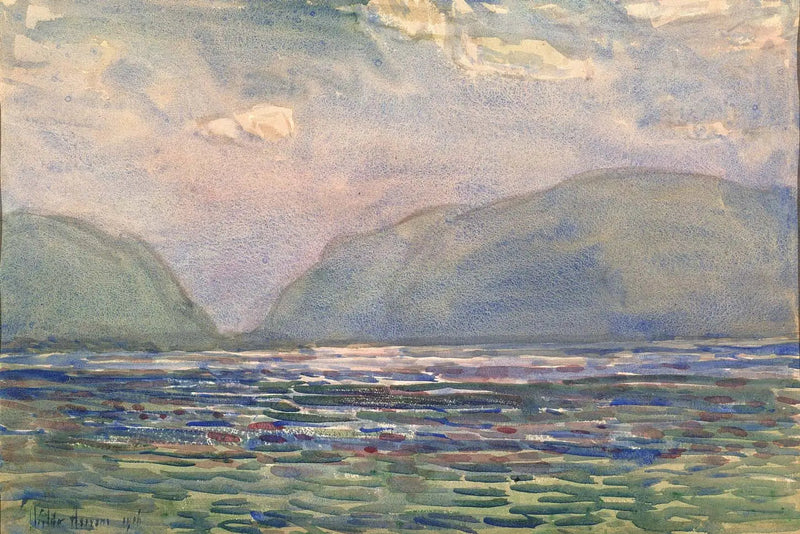 Meio-dia acima de Newburgh - Childe Hassam