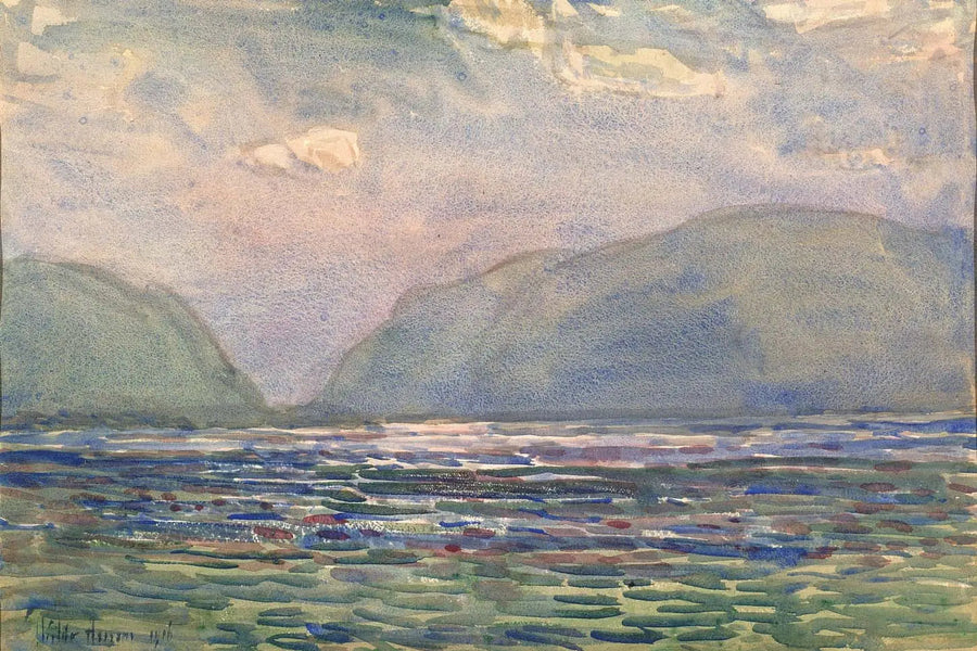 Meio-dia acima de Newburgh - Childe Hassam