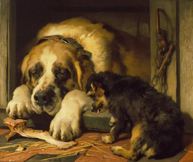 Migalhas duvidosas - Edwin Henry Landseer