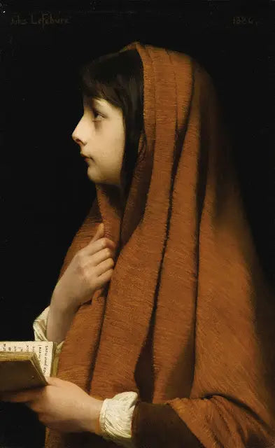 Mignon - Jules Lefebvre image 1 reproduction de peinture à l’huile