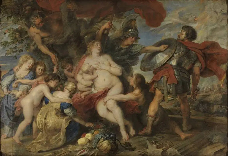 Minerve protege a fertilidade de Marte - Peter Paul Rubens