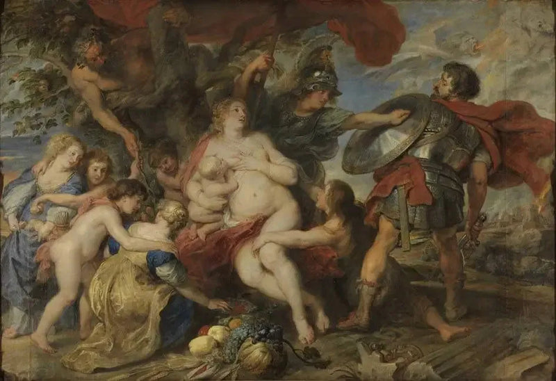 Minerve protege a fertilidade de Marte - Peter Paul Rubens