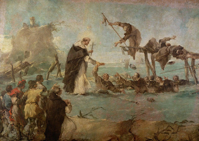 Milagre de um santo dominicano - Francesco Guardi