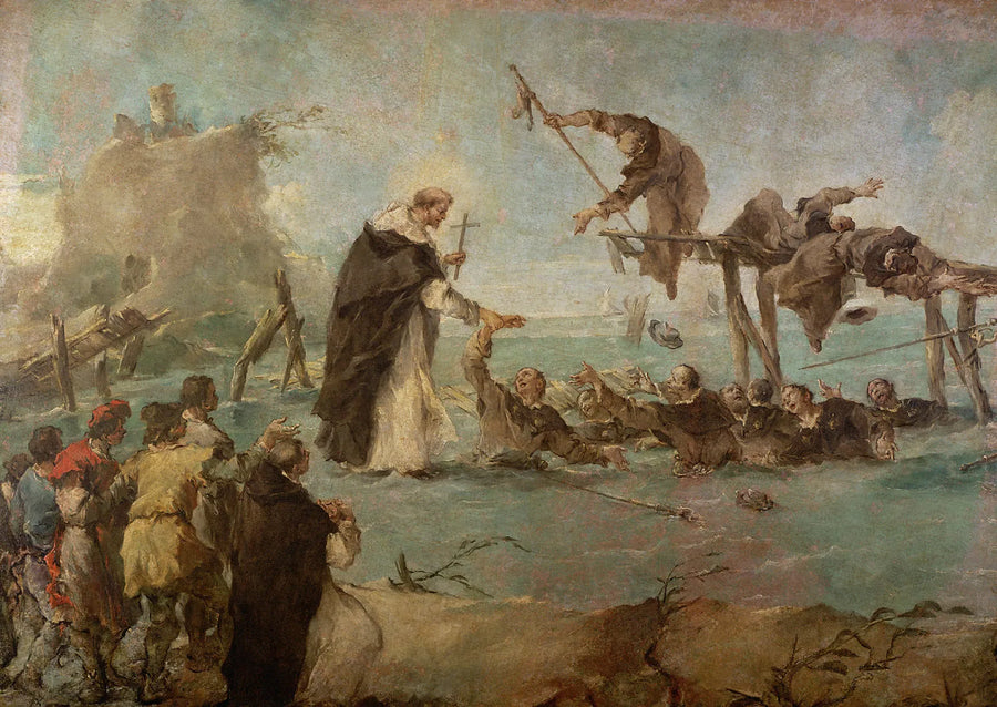Milagre de um santo dominicano - Francesco Guardi