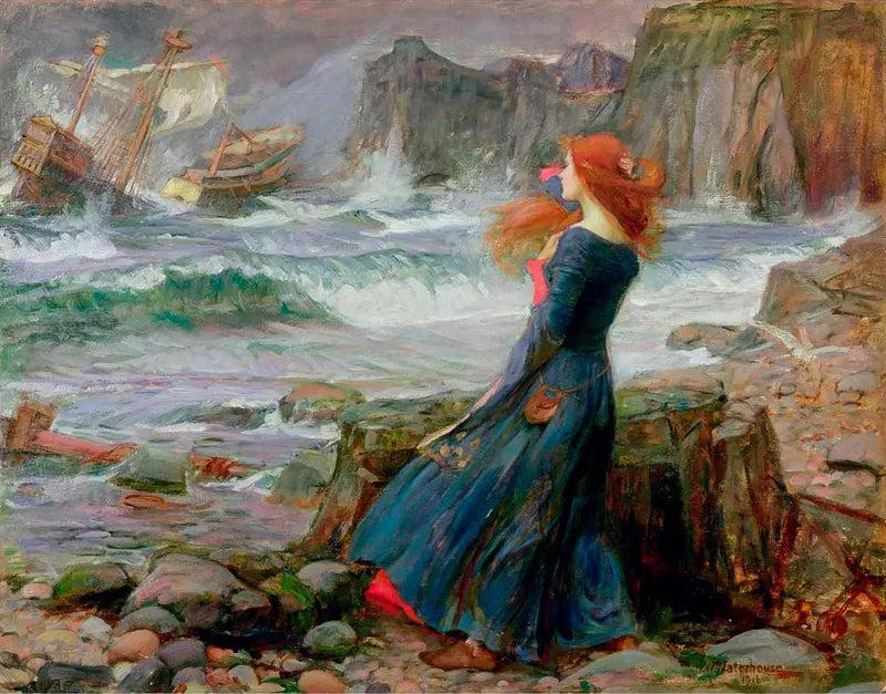Miranda - A Tempestade 2 - John William Waterhouse